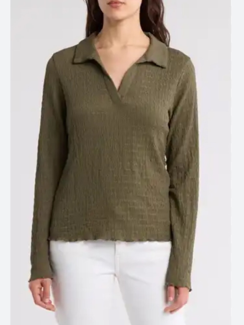 Sanctuary Green Medium Long-Sleeve